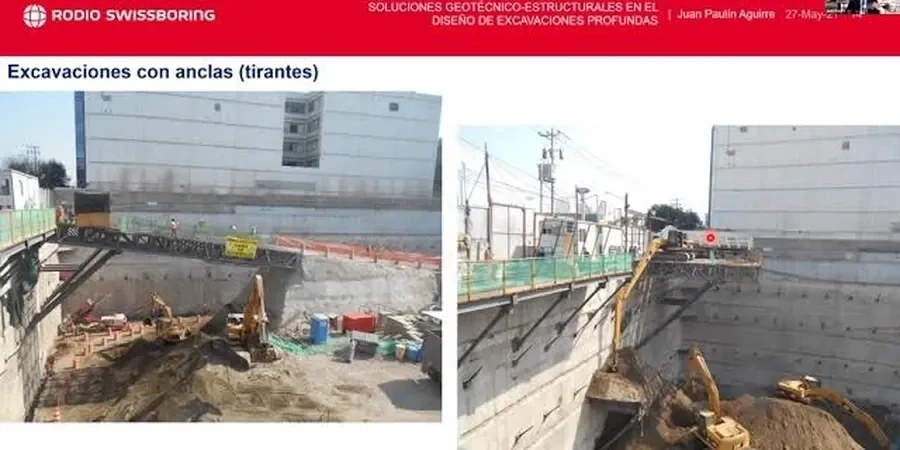 Diseño geotécnico de excavaciones profundas en Calama: soluciones para suelos salinos y duros
