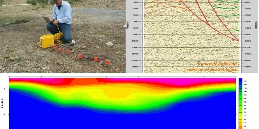 Tomografía Sísmica de Refracción/Reflexión en Calama